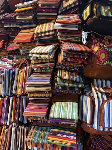 A stall in the Guatemalan market