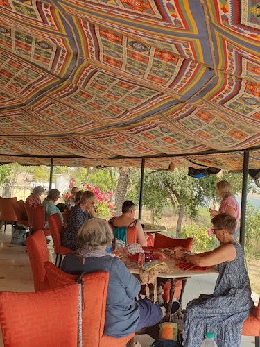 A workshop with a view