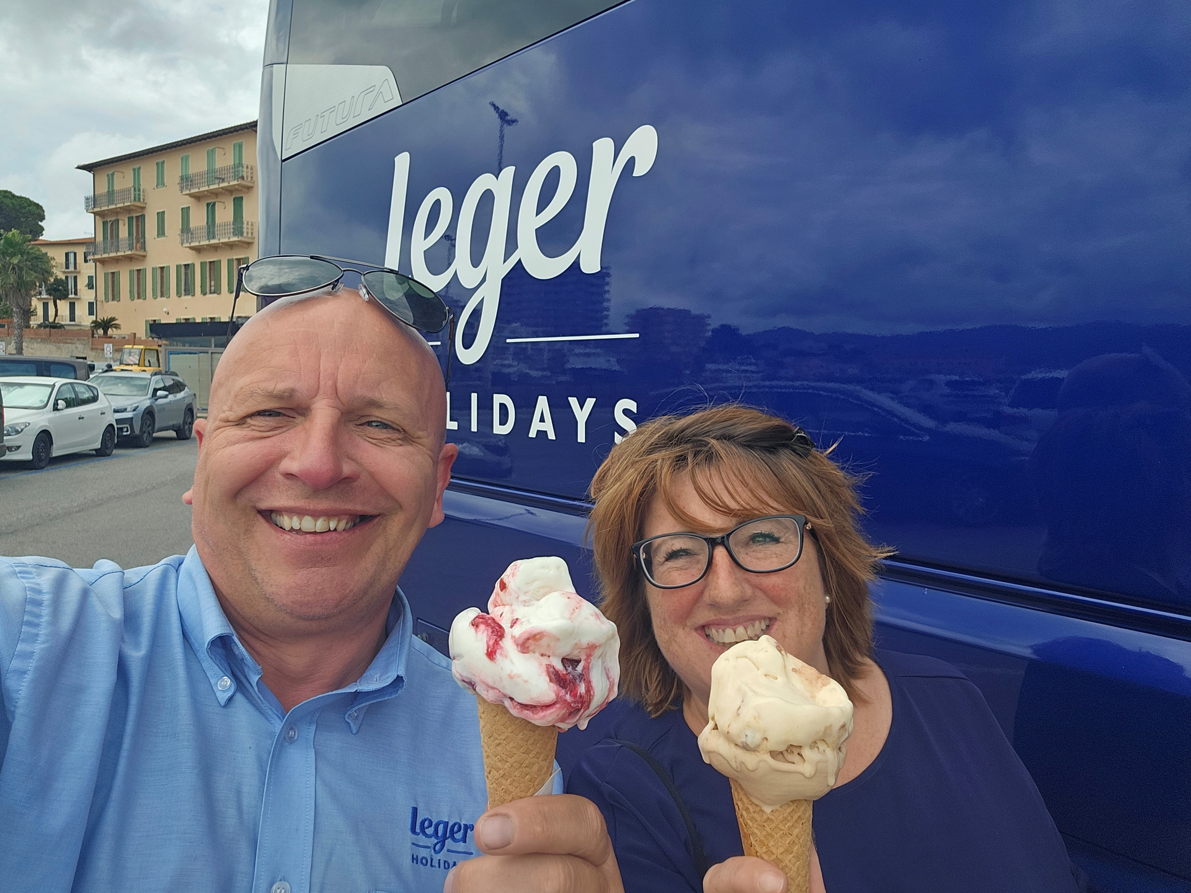 Your getaway drivers Paul & Lisa