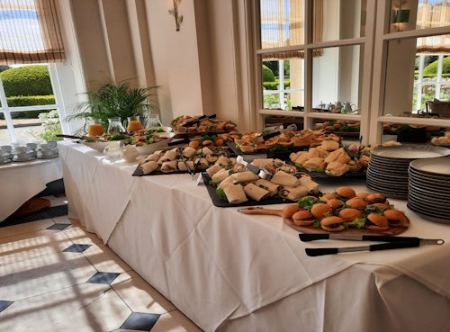 Buffet lunch in the Orangery