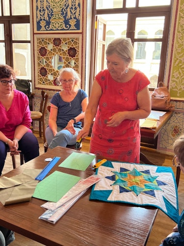 Karin leading a workshop