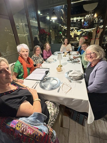 Our group farewell dinner