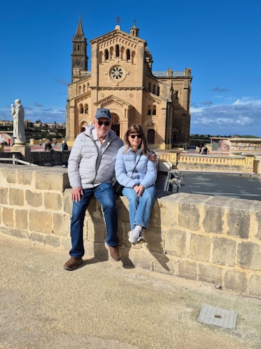 Gary and Lesley in Gozo