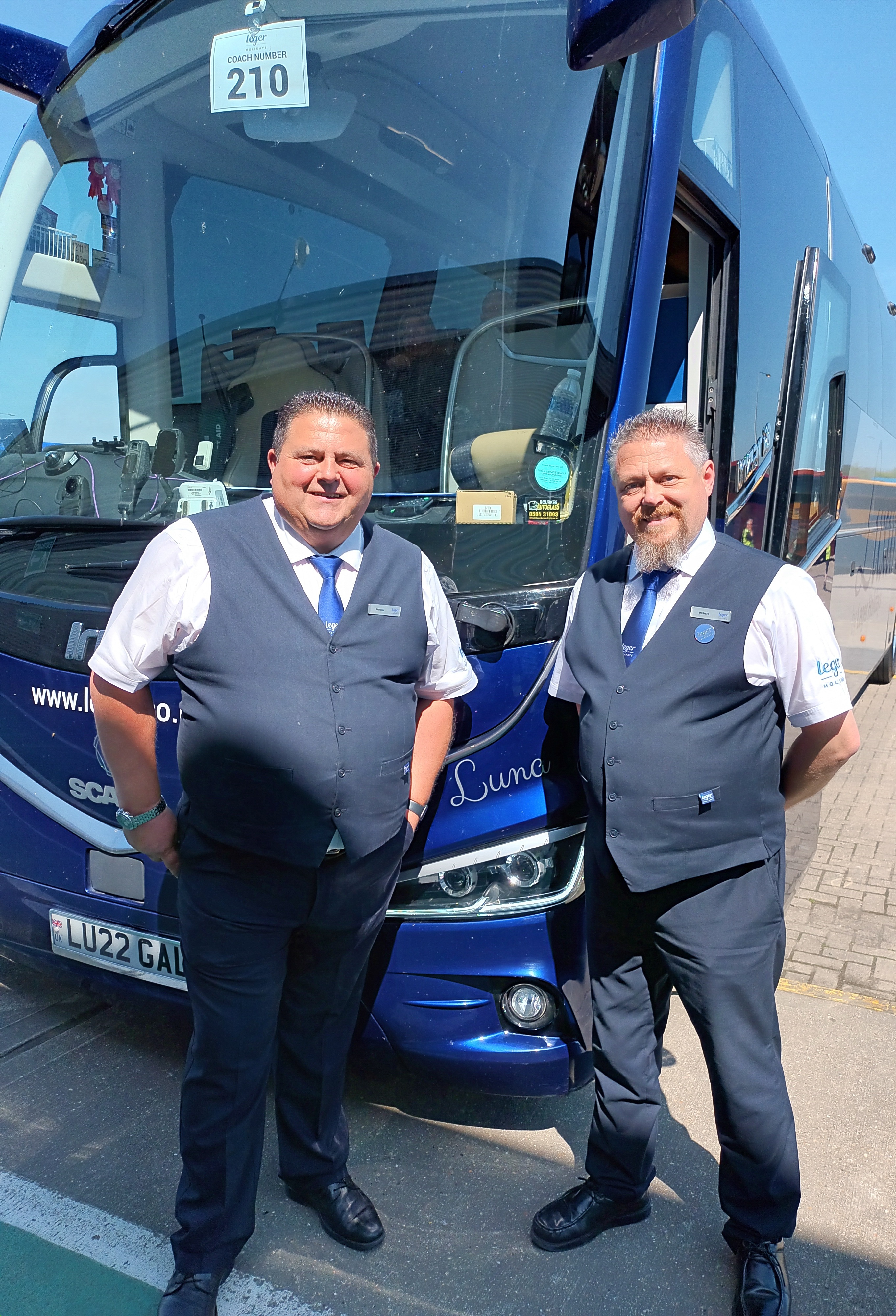 Your getaway drivers  Marcus & Richard