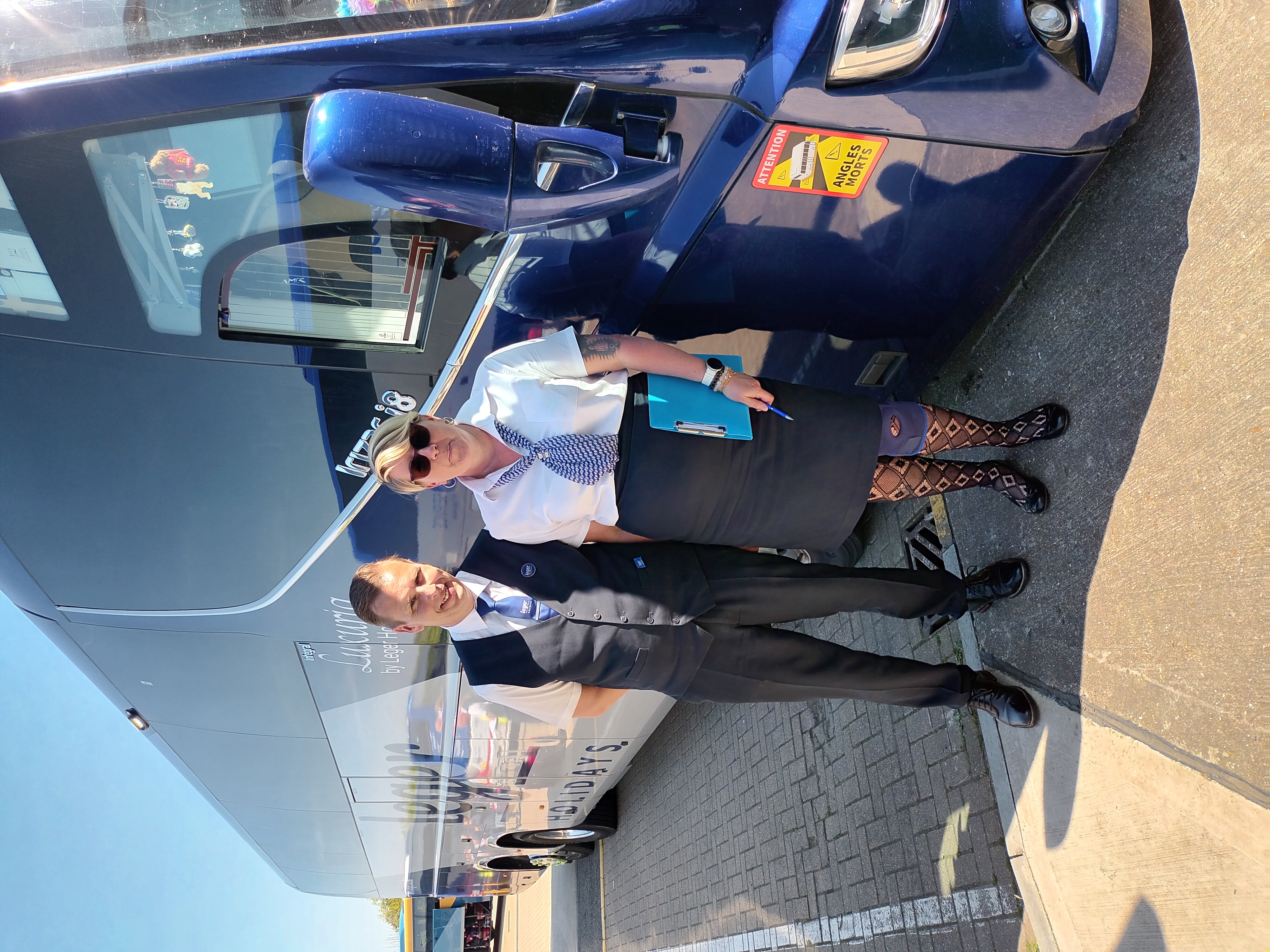 Your getaway drivers Steve & Anthea