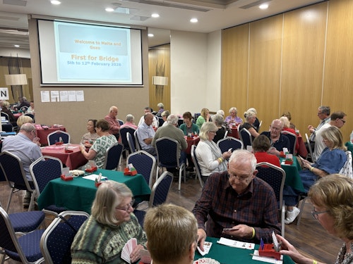 Guests in the bridge room