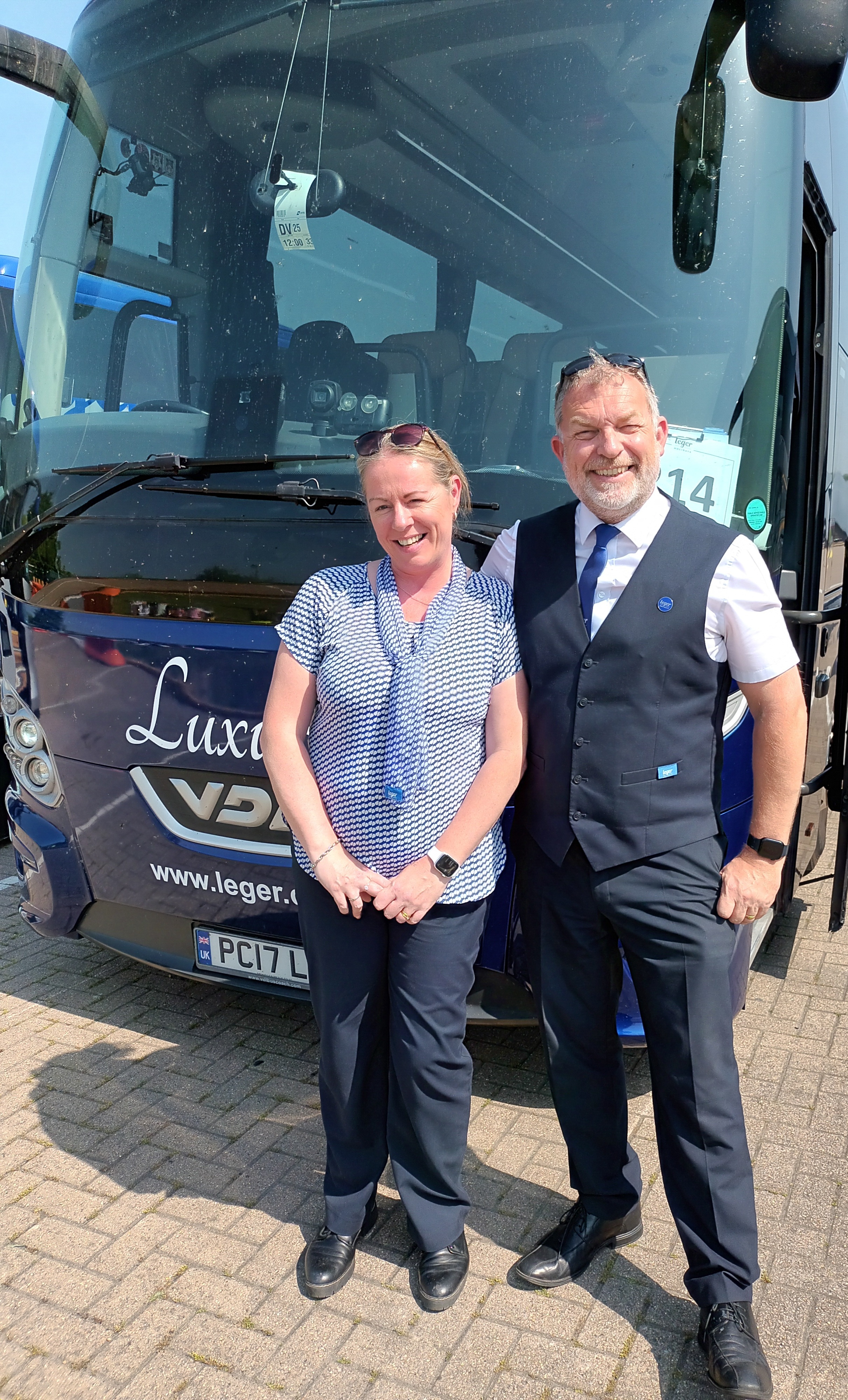 Your getaway drivers  Lorraine & Mike