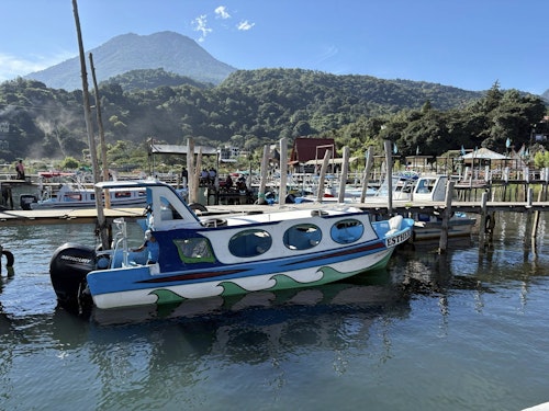 Boat on Lake Atitlan